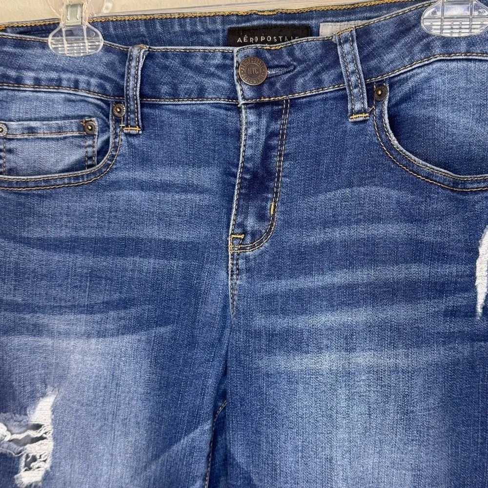 Aeropostale Distressed Jegging Jean Denim Jeans Size 12